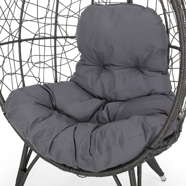 Burnam wicker teardrop swing outlet chair